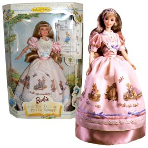 Коллекционная кукла Барби Кролик Питер в розовом 97 г.